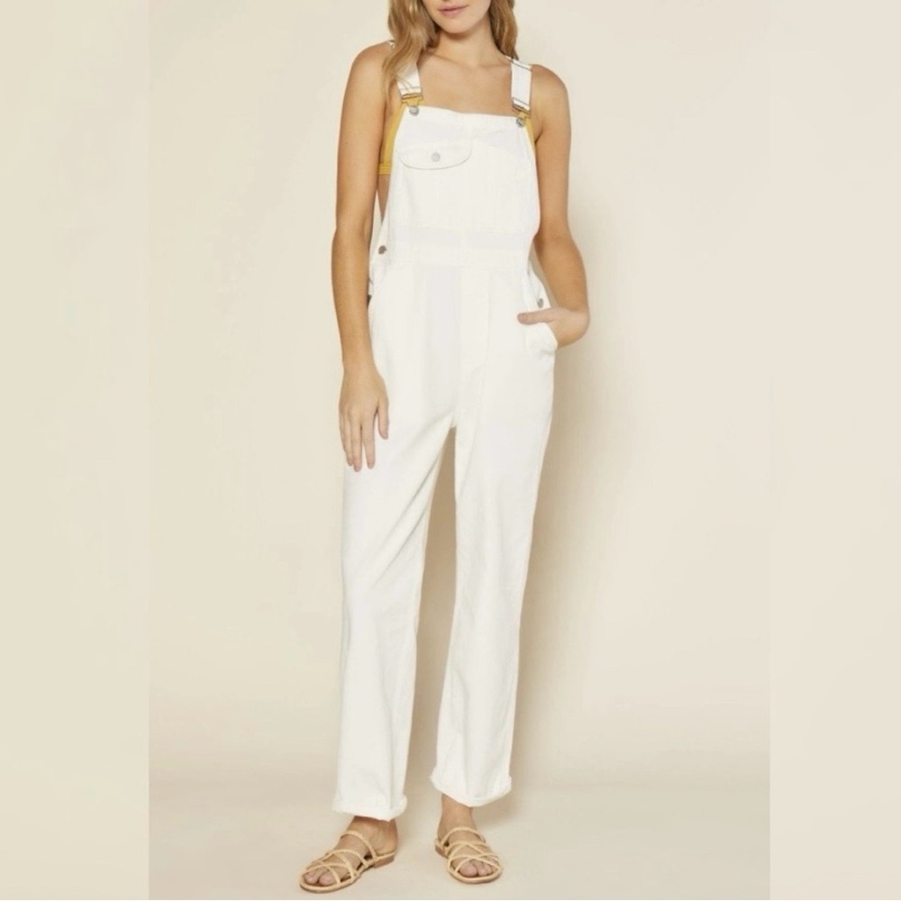 Off-White Women's Organic Cotton Straight Leg Overalls